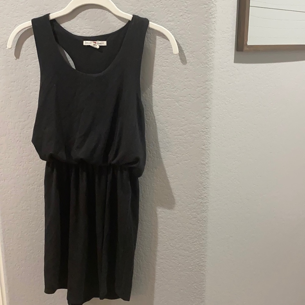 Black mini dress